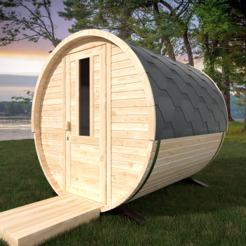 Fasssauna / Gartensauna / Banja / Round 2,0 m